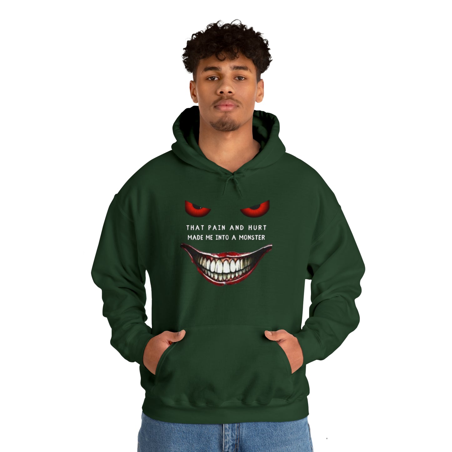 Pain And Hurt Unisex Heavy Blend™ Hooded Sweatshirt