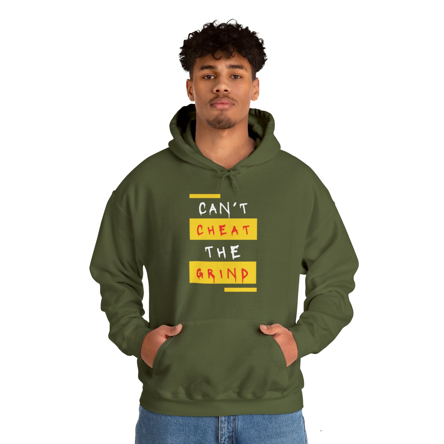 Can't Cheat The Grind Unisex Heavy Blend™ Hooded Sweatshirt