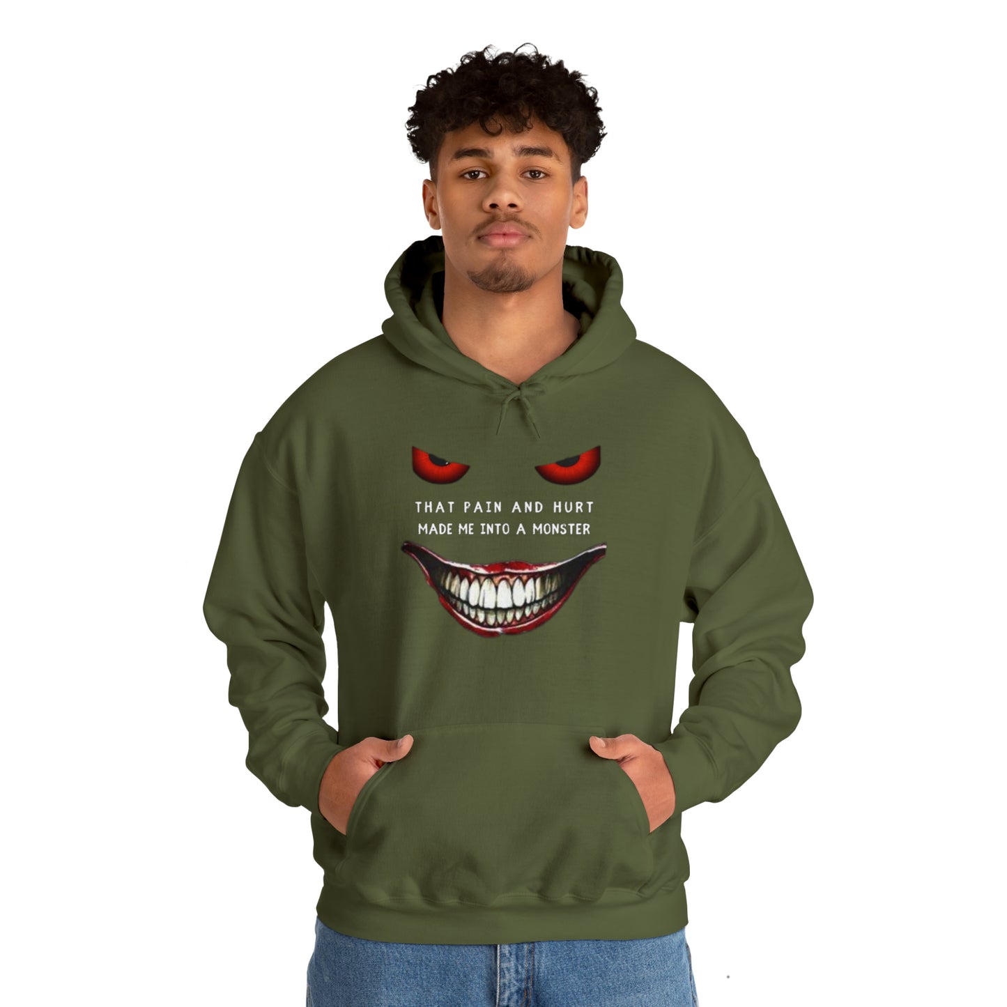Pain And Hurt Unisex Heavy Blend™ Hooded Sweatshirt