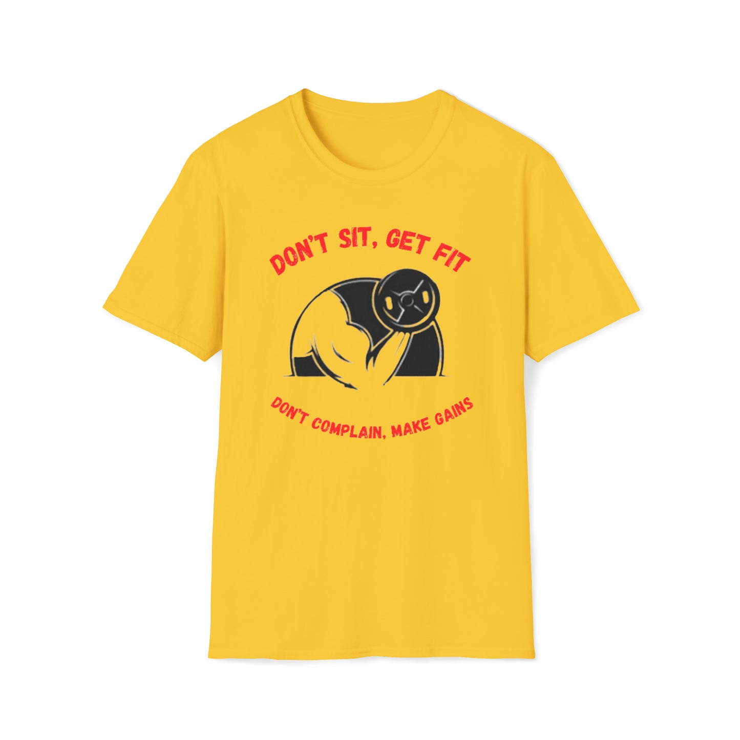 Don't Sit, Get Fit Unisex Softstyle T-Shirt