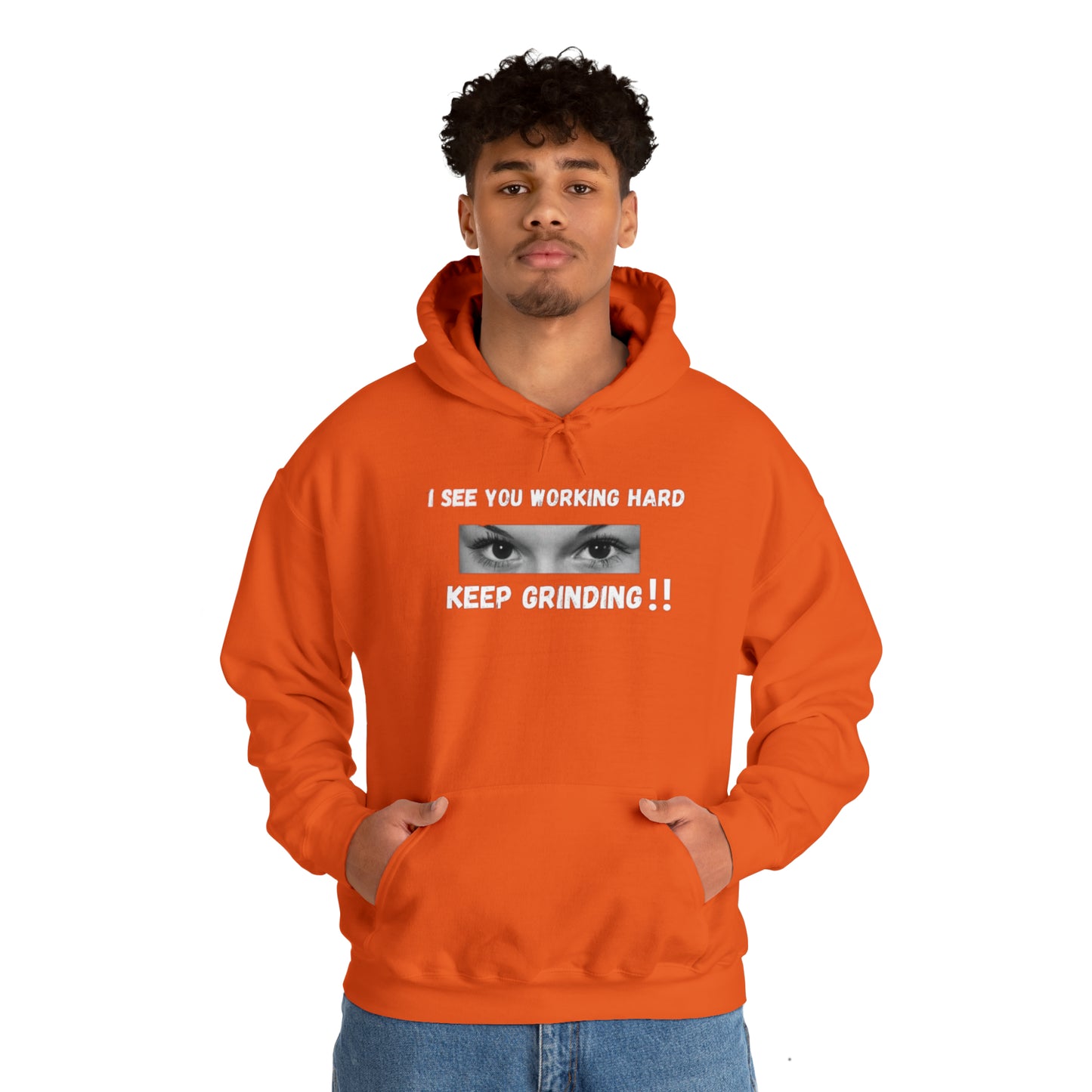 I See You Grinding Unisex Heavy Blend™ Hooded Sweatshirt