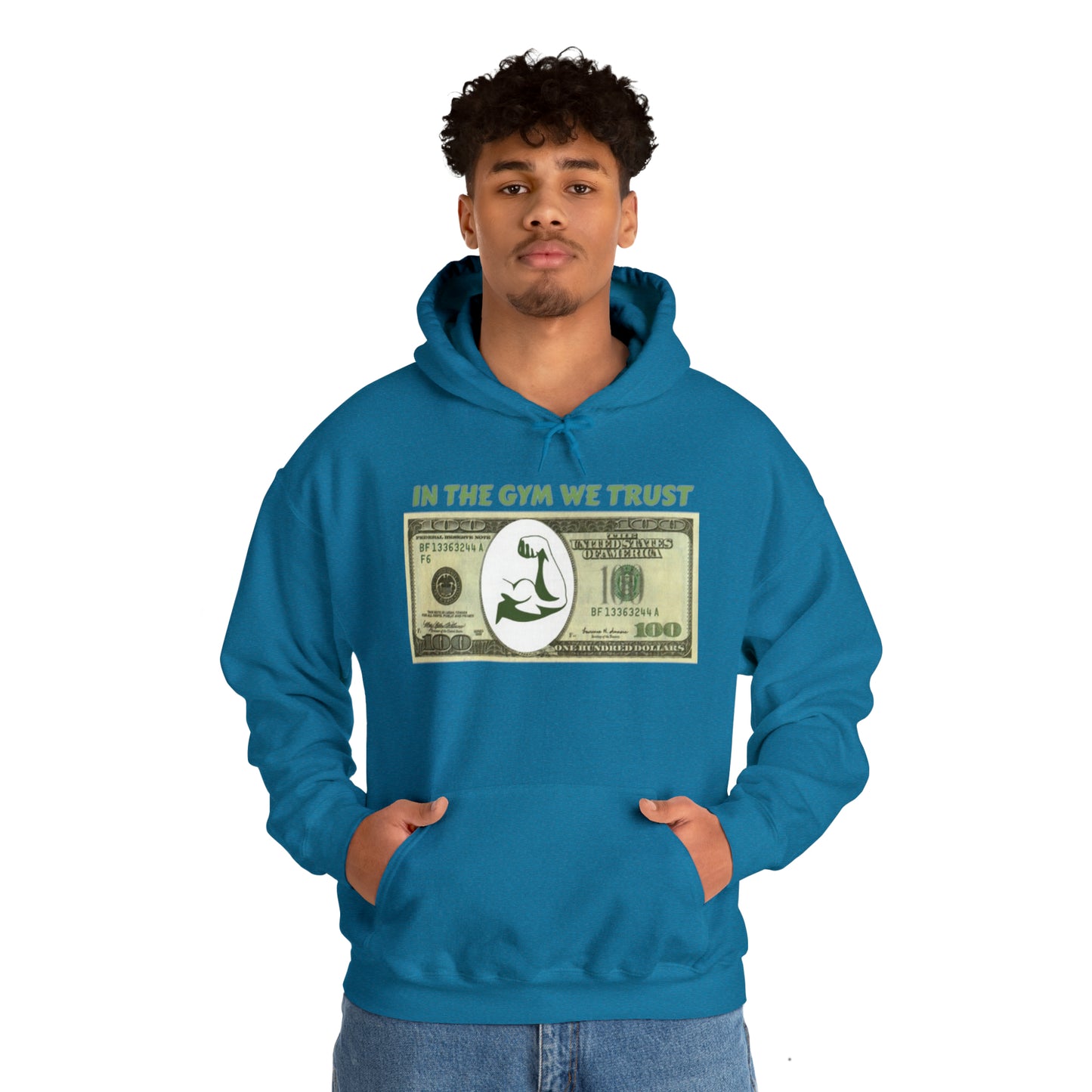 In The Gym We Trust Unisex Heavy Blend™ Hooded Sweatshirt