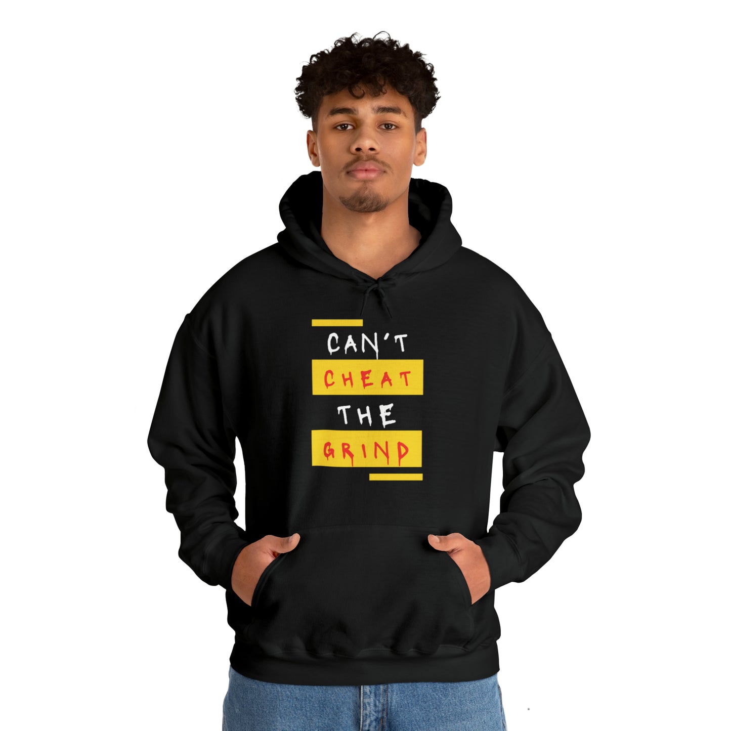 Can't Cheat The Grind Unisex Heavy Blend™ Hooded Sweatshirt