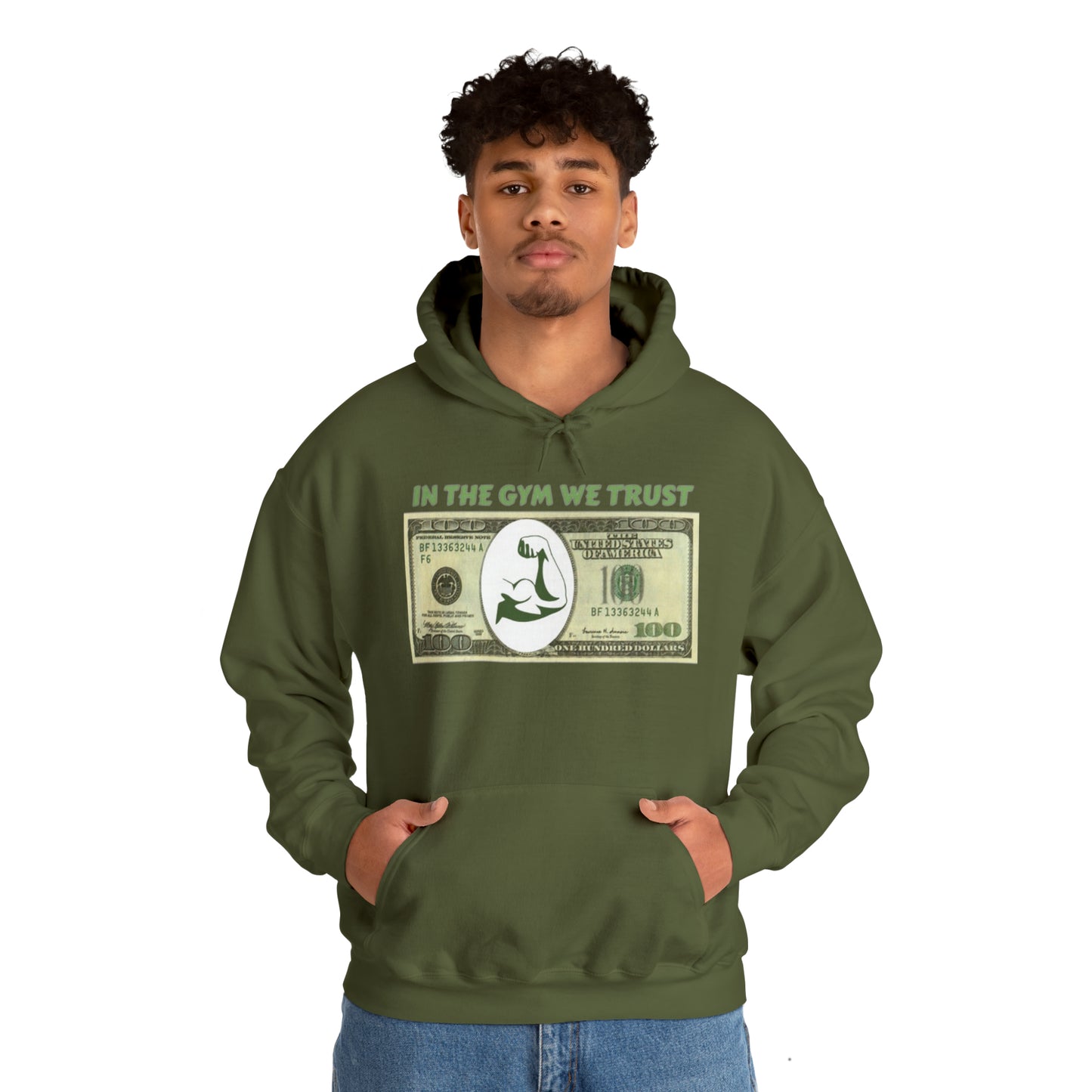 In The Gym We Trust Unisex Heavy Blend™ Hooded Sweatshirt