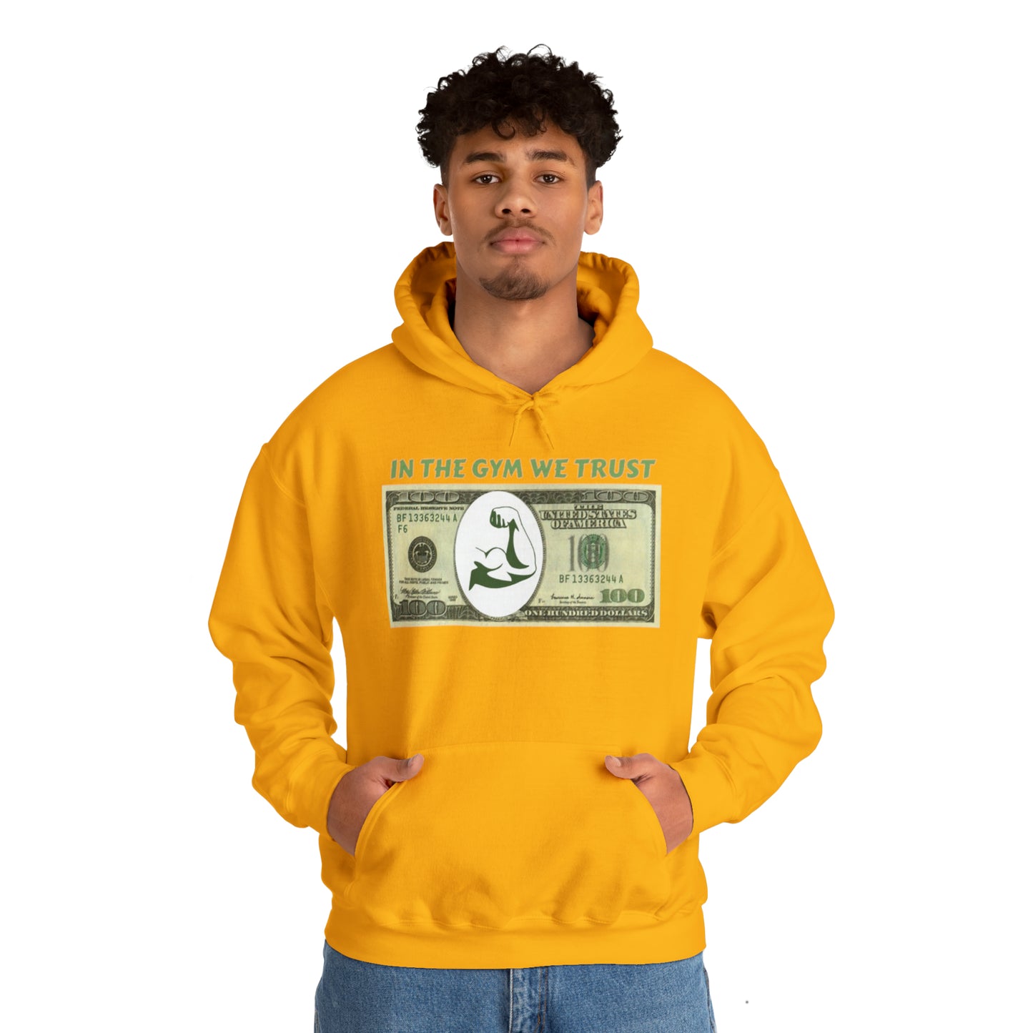 In The Gym We Trust Unisex Heavy Blend™ Hooded Sweatshirt