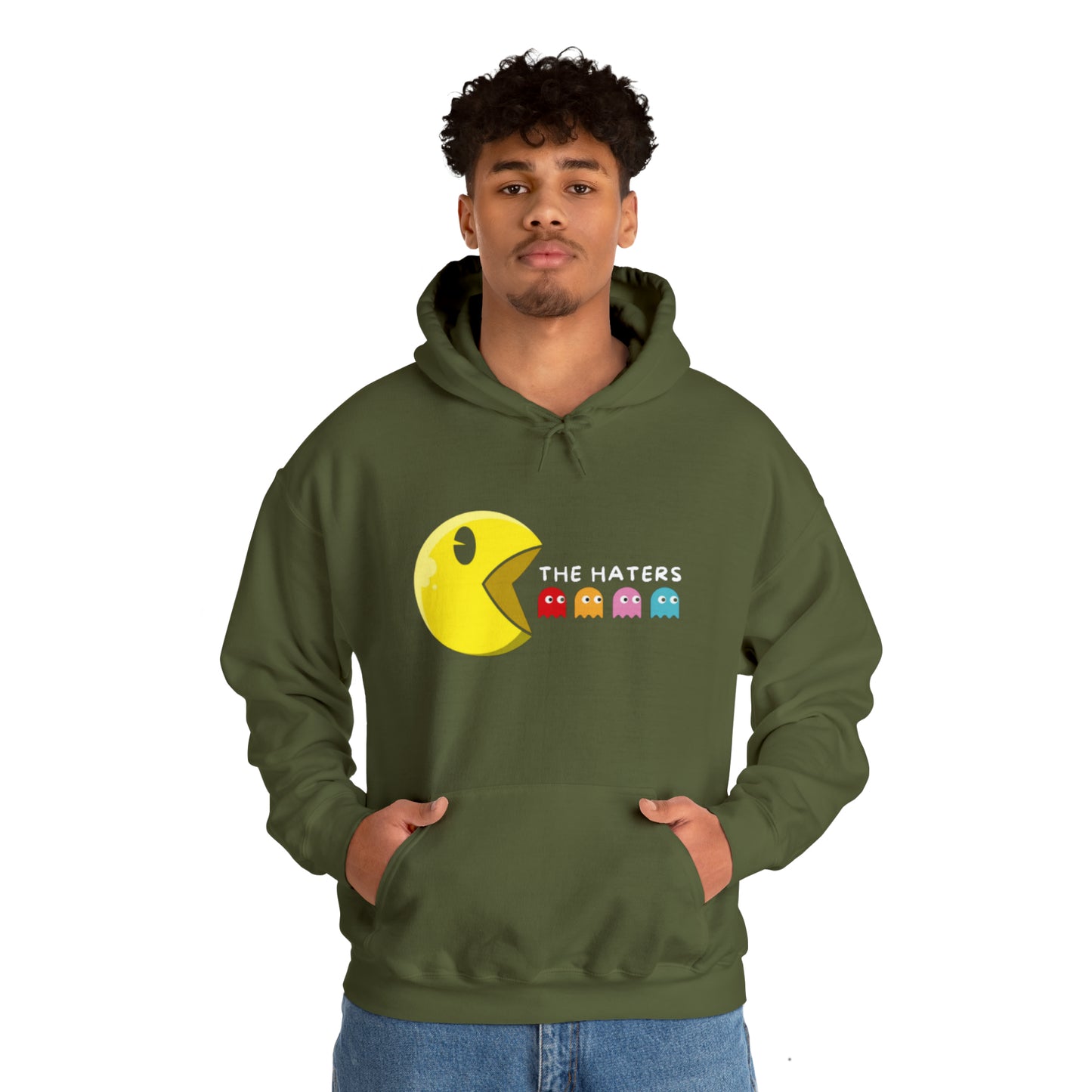 Pacman > The Haters Unisex Heavy Blend™ Hooded Sweatshirt