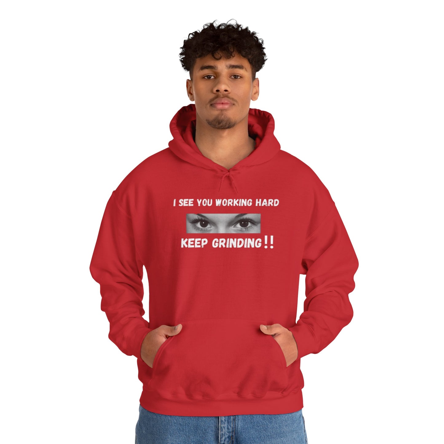 I See You Grinding Unisex Heavy Blend™ Hooded Sweatshirt