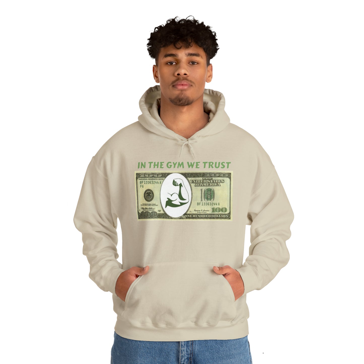 In The Gym We Trust Unisex Heavy Blend™ Hooded Sweatshirt