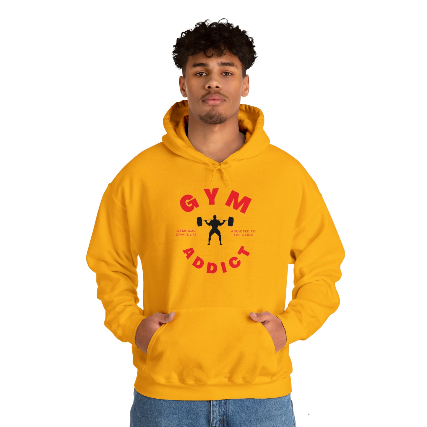 Gym Addict Unisex Heavy Blend™ Hooded Sweatshirt