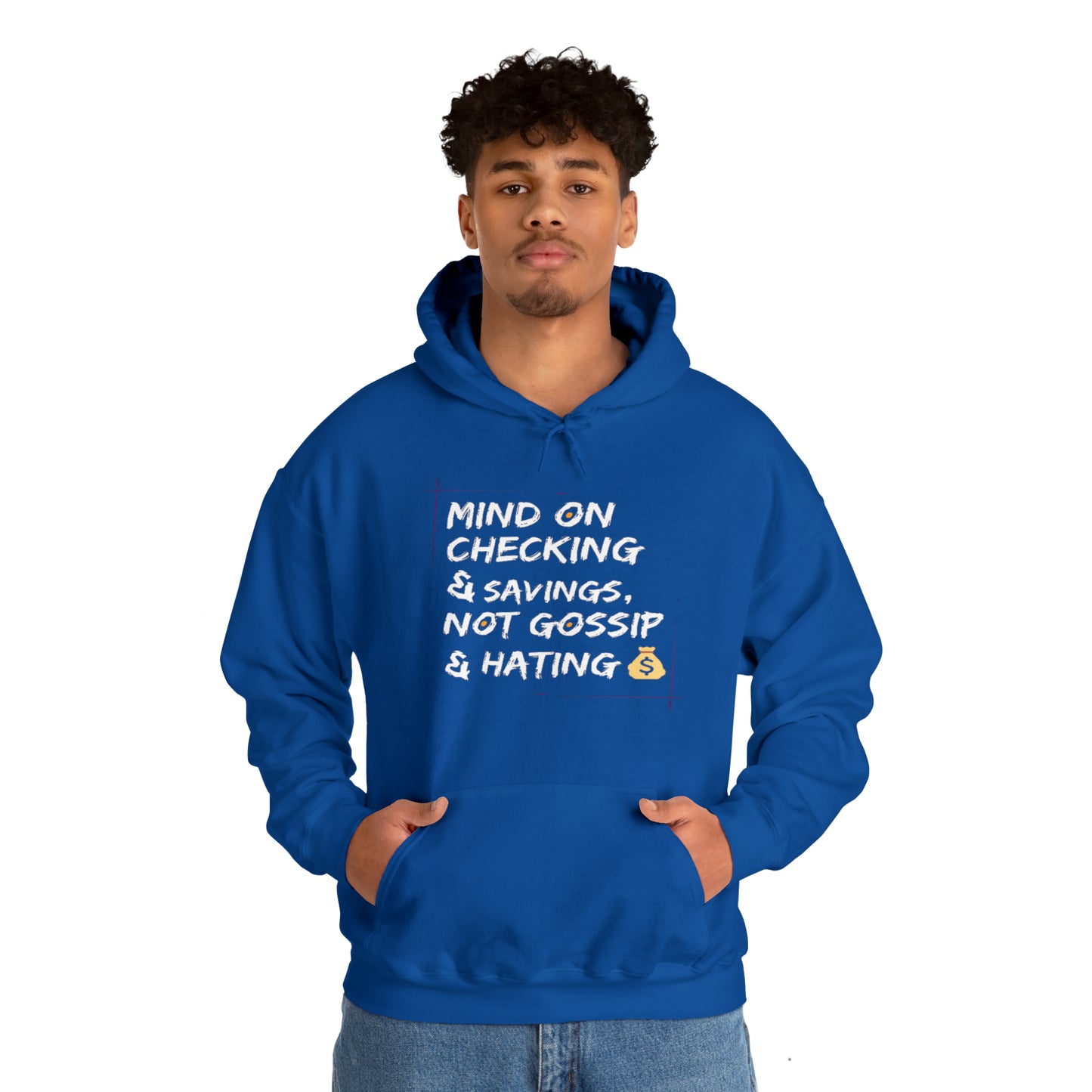 Mind On Checking & Savings Unisex Heavy Blend™ Hooded Sweatshirt