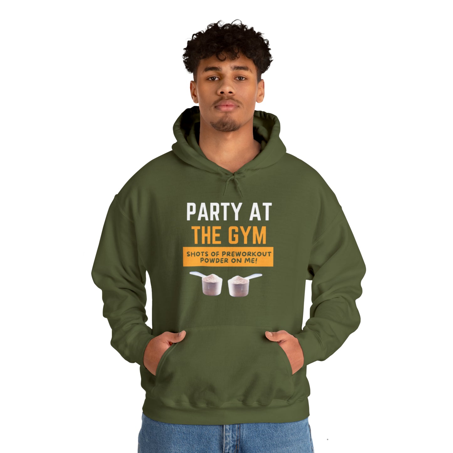 Party At The Gym Unisex Heavy Blend™ Hooded Sweatshirt