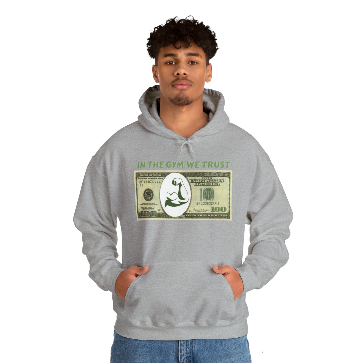 In The Gym We Trust Unisex Heavy Blend™ Hooded Sweatshirt