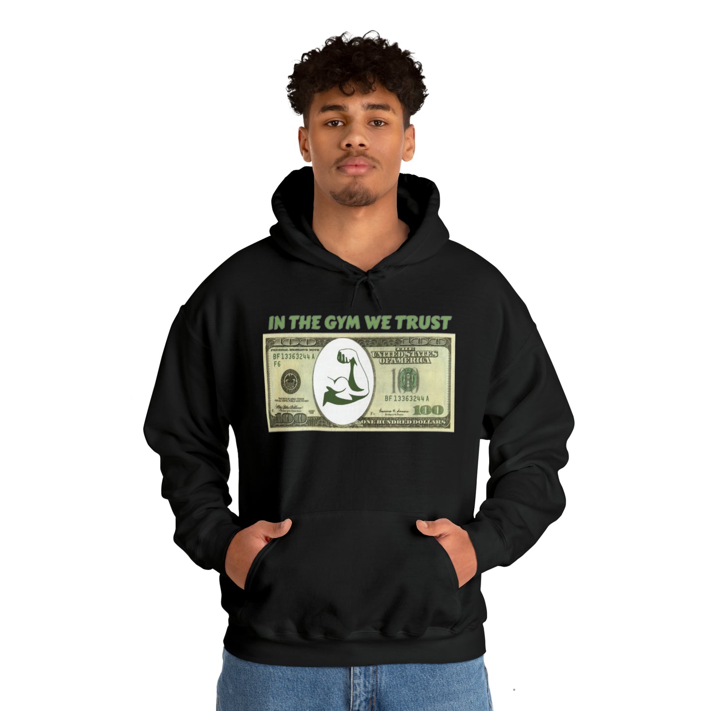In The Gym We Trust Unisex Heavy Blend™ Hooded Sweatshirt