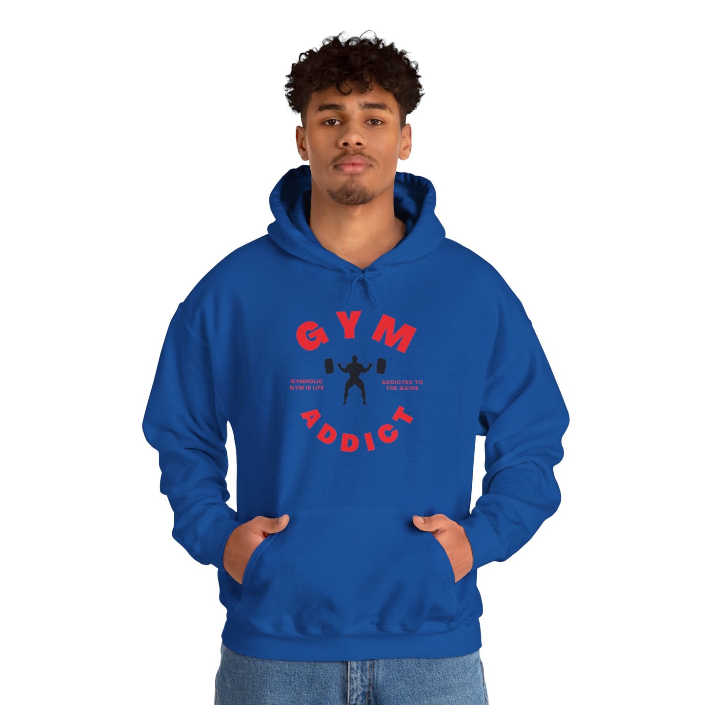 Gym Addict Unisex Heavy Blend™ Hooded Sweatshirt