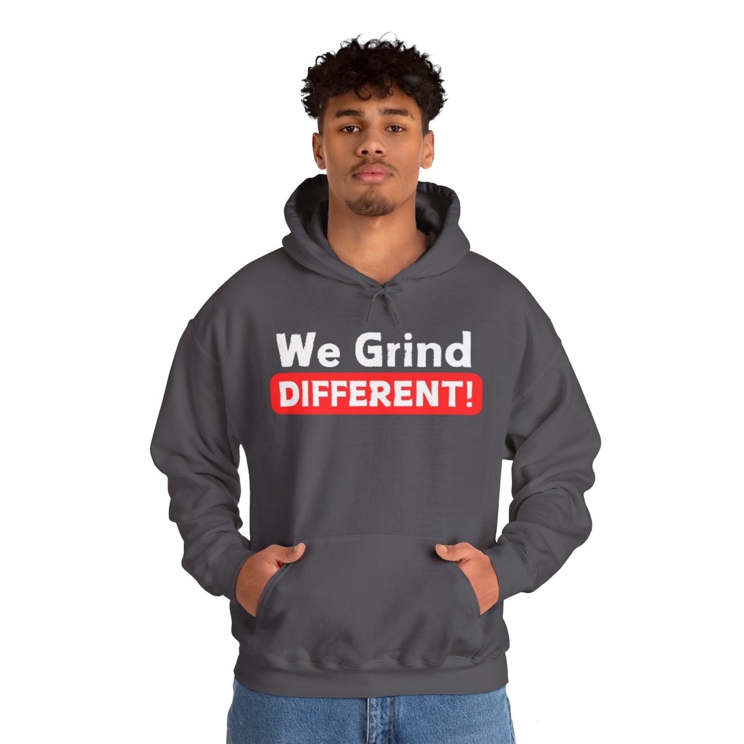 We Grind DIFFERENT Unisex Heavy Blend™ Hooded Sweatshirt