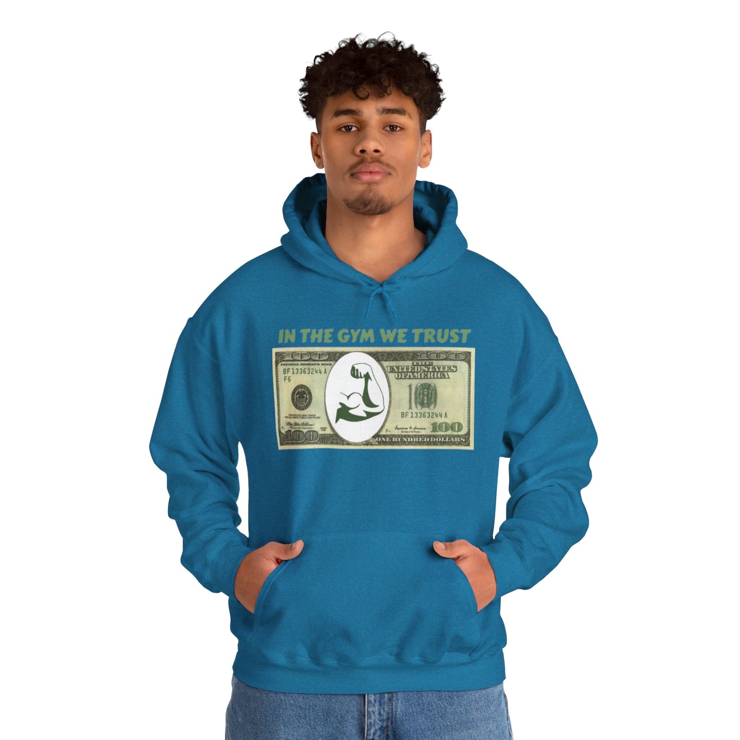 In The Gym We Trust Unisex Heavy Blend™ Hooded Sweatshirt