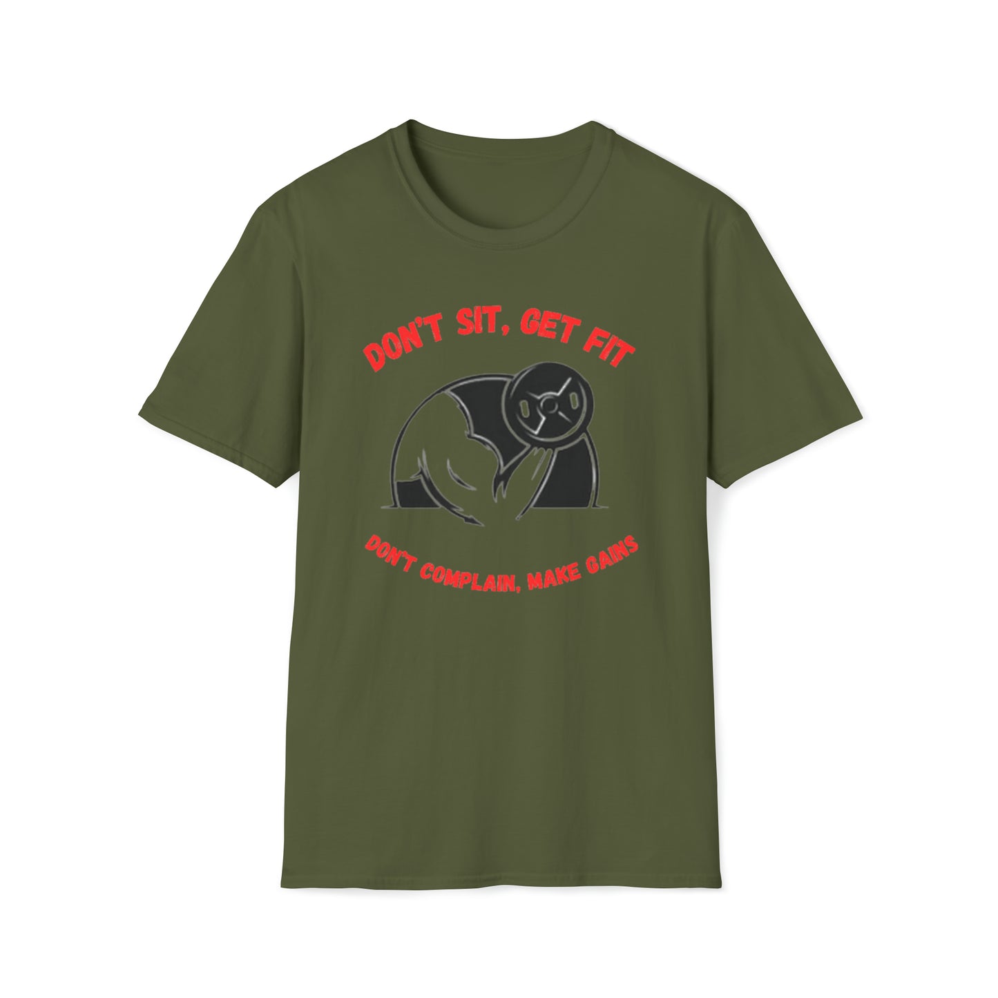 Don't Sit, Get Fit Unisex Softstyle T-Shirt
