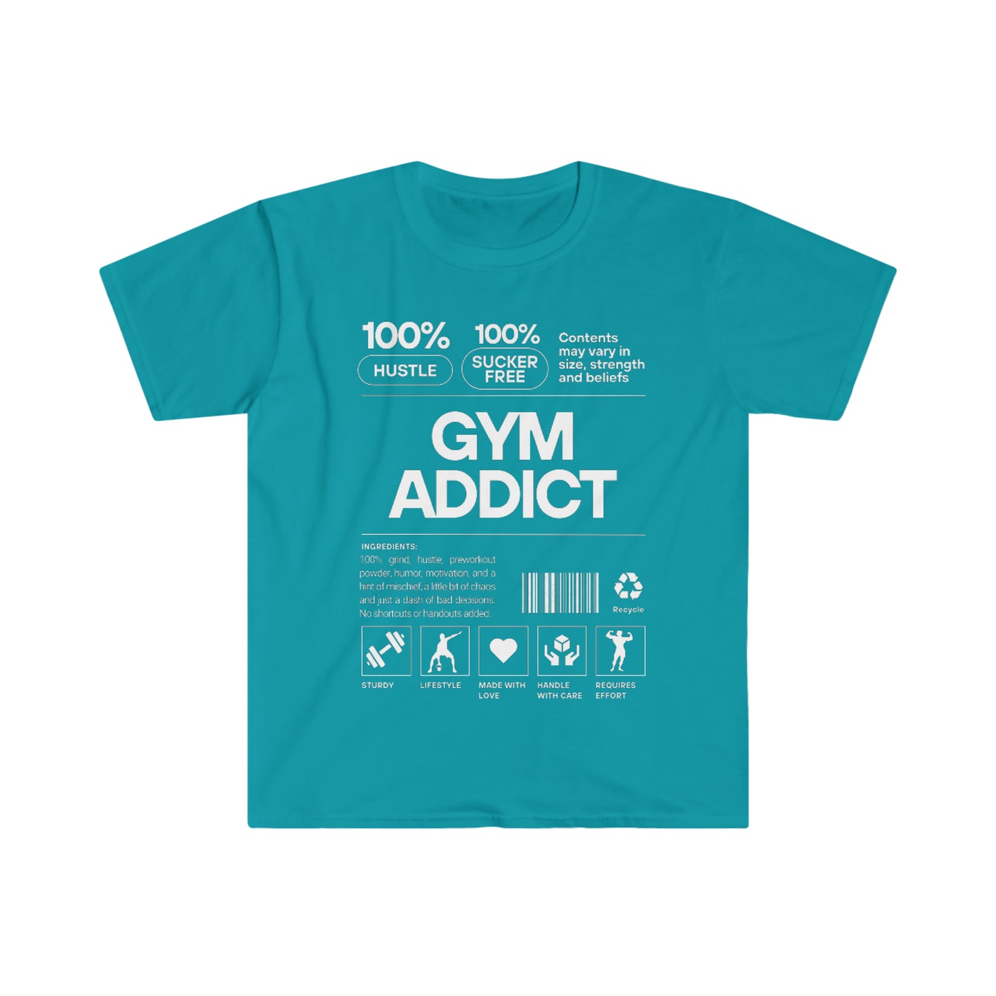 Gym Addict Unisex Softstyle T-Shirt