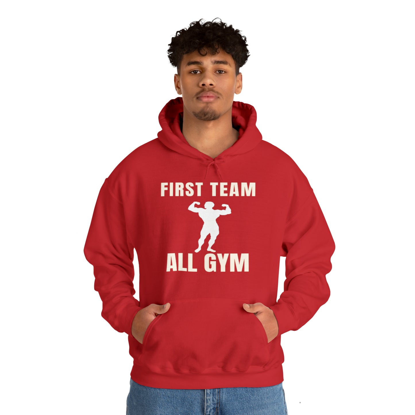 First Team All Gym Unisex Heavy Blend™ Hooded Sweatshirt