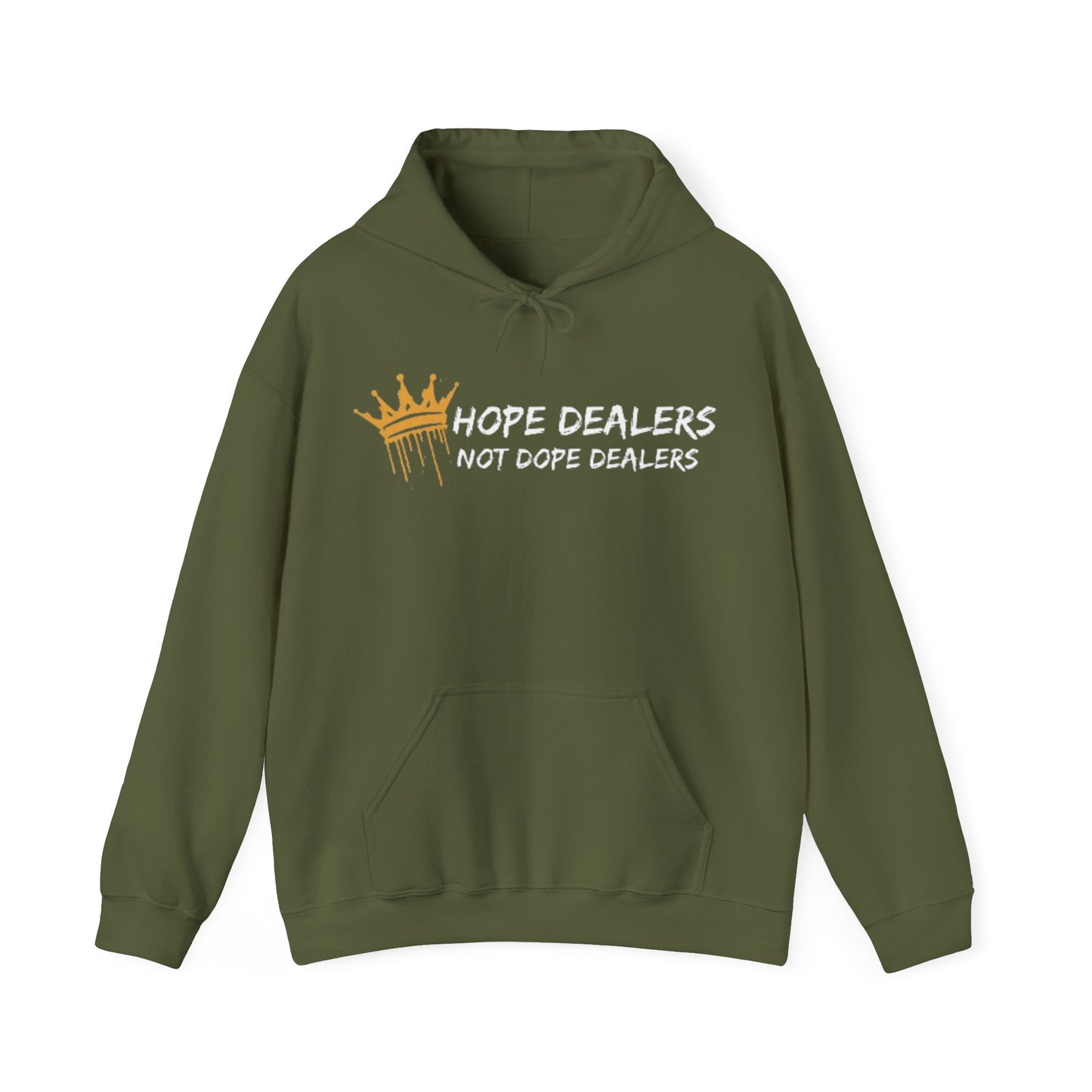 Hope Dealers, Not Dope Dealers Unisex Heavy Blend™ Hooded Sweatshirt