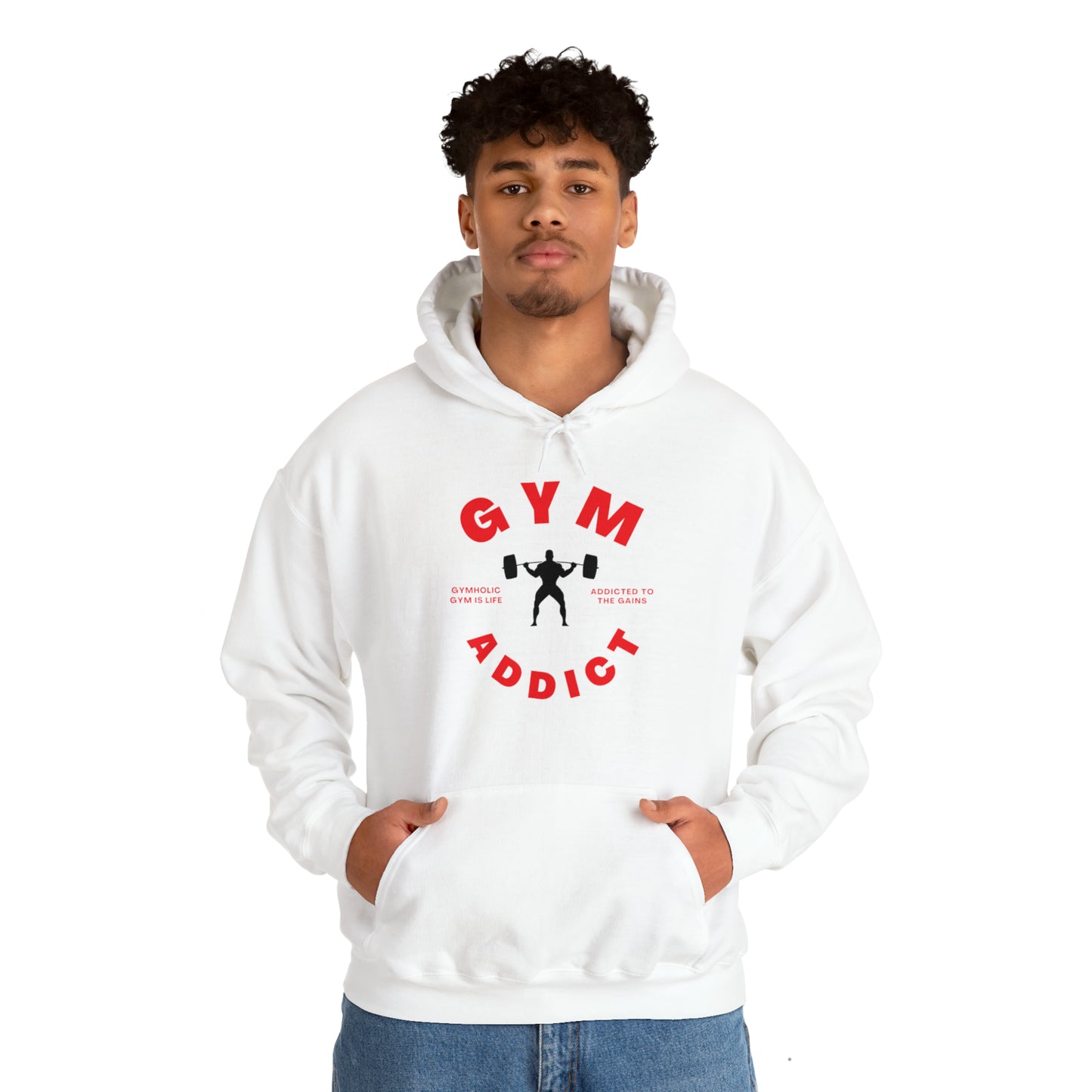 Gym Addict Unisex Heavy Blend™ Hooded Sweatshirt