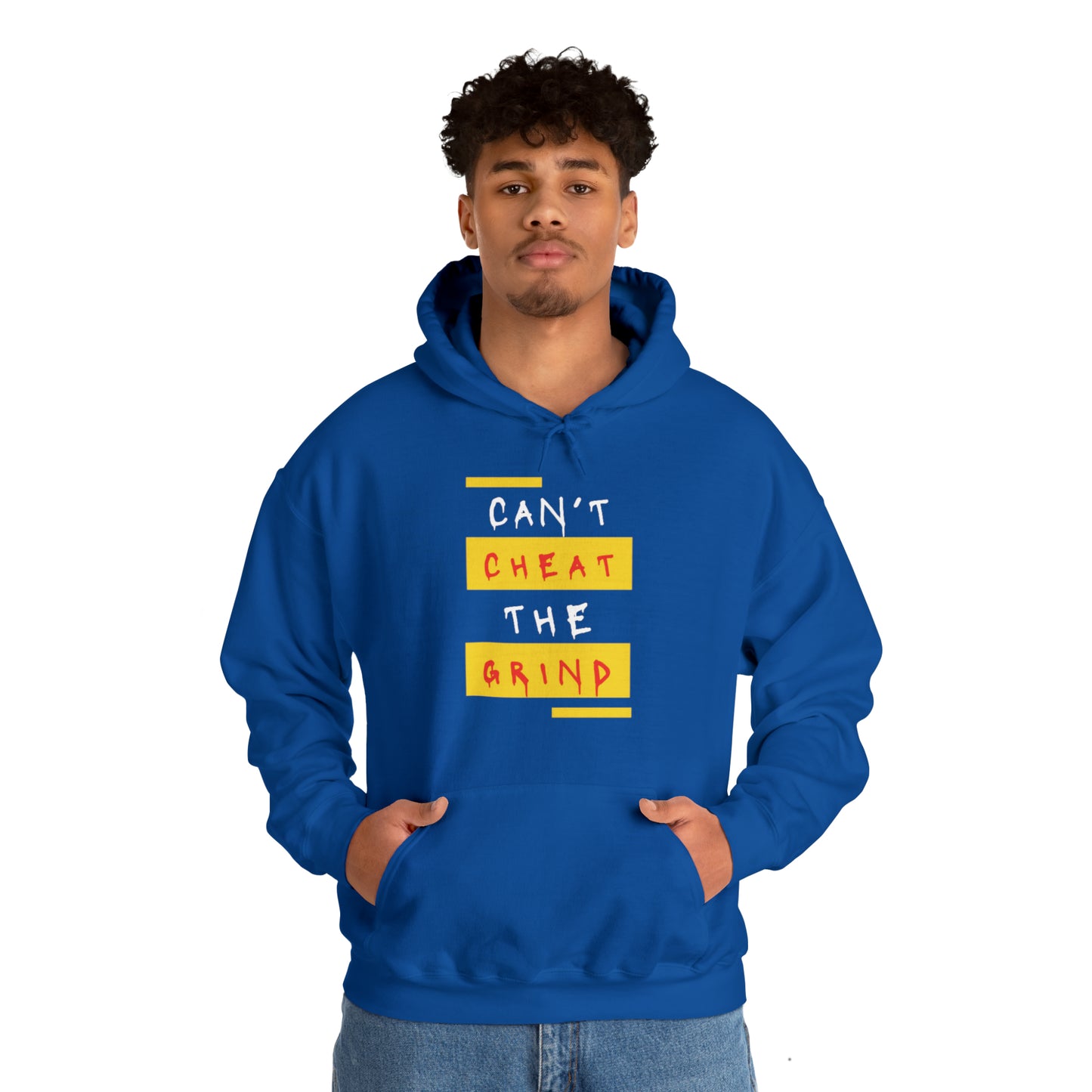 Can't Cheat The Grind Unisex Heavy Blend™ Hooded Sweatshirt