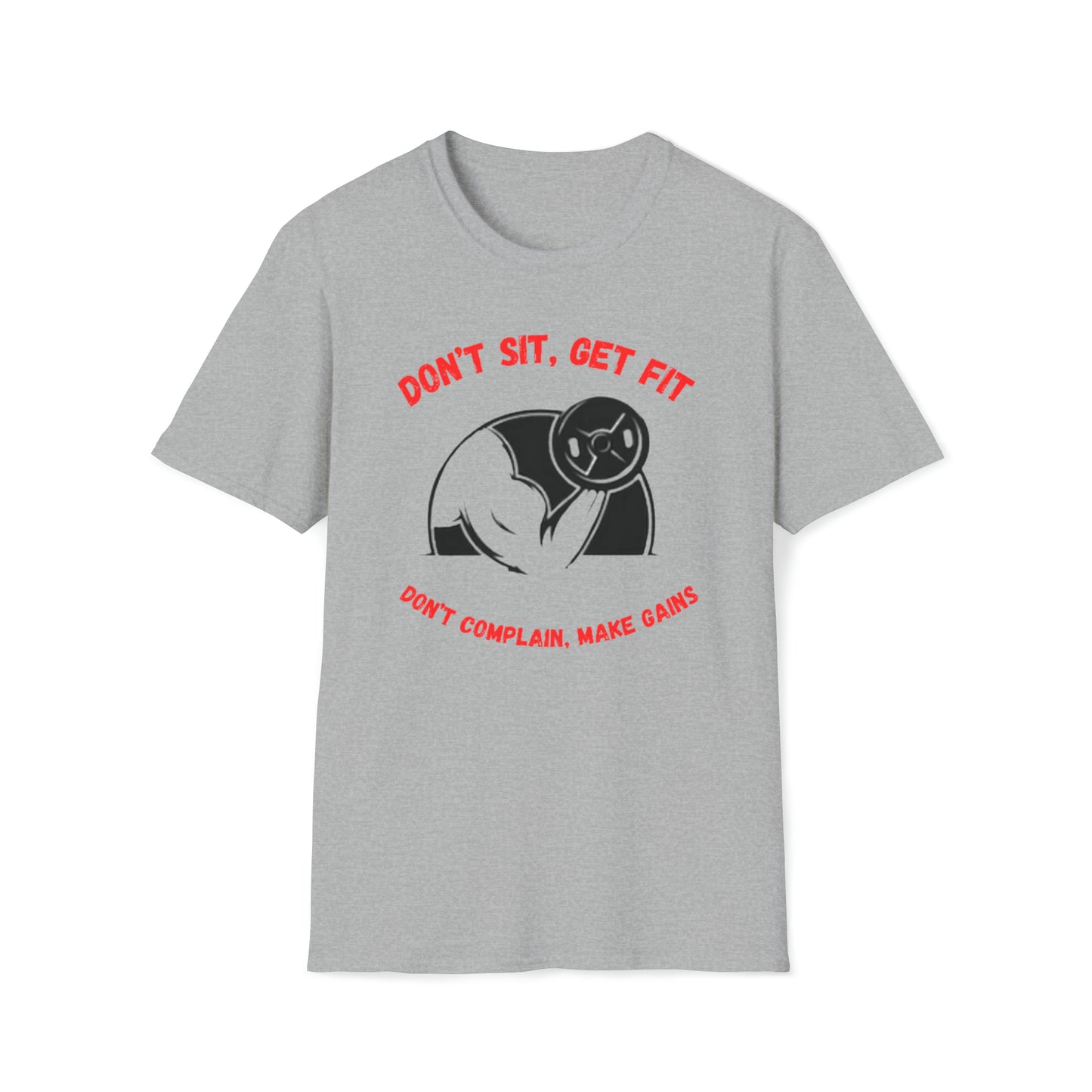 Don't Sit, Get Fit Unisex Softstyle T-Shirt