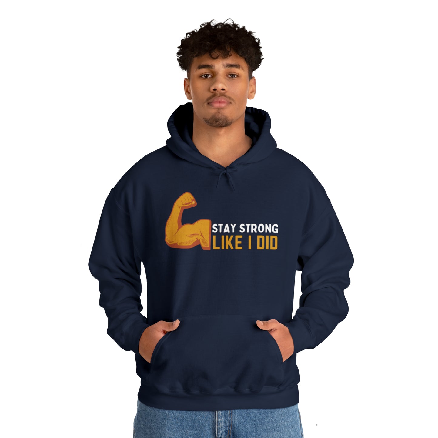 Say Strong Like I Did Unisex Heavy Blend™ Hooded Sweatshirt