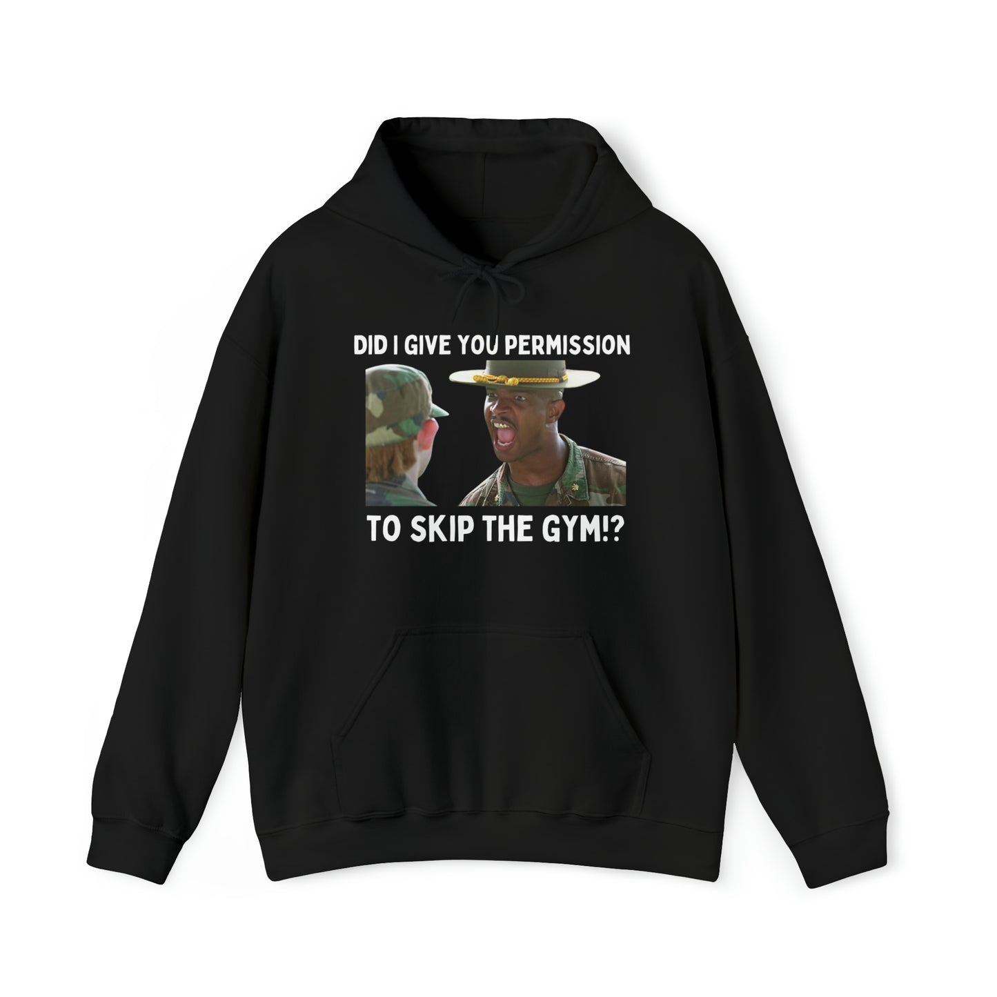 Permission To The Skip Gym Heavy Blend™ Hooded Sweatshirt