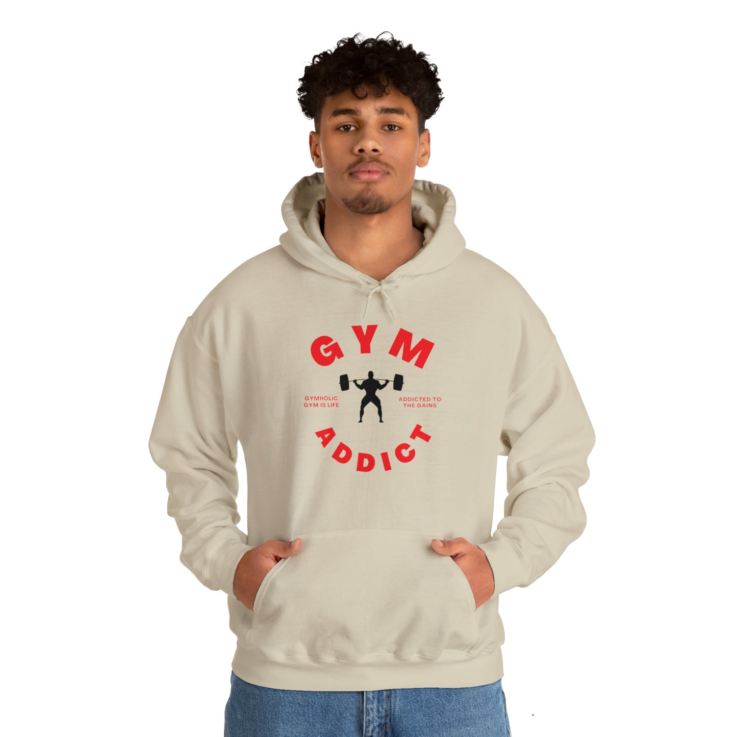 Gym Addict Unisex Heavy Blend™ Hooded Sweatshirt