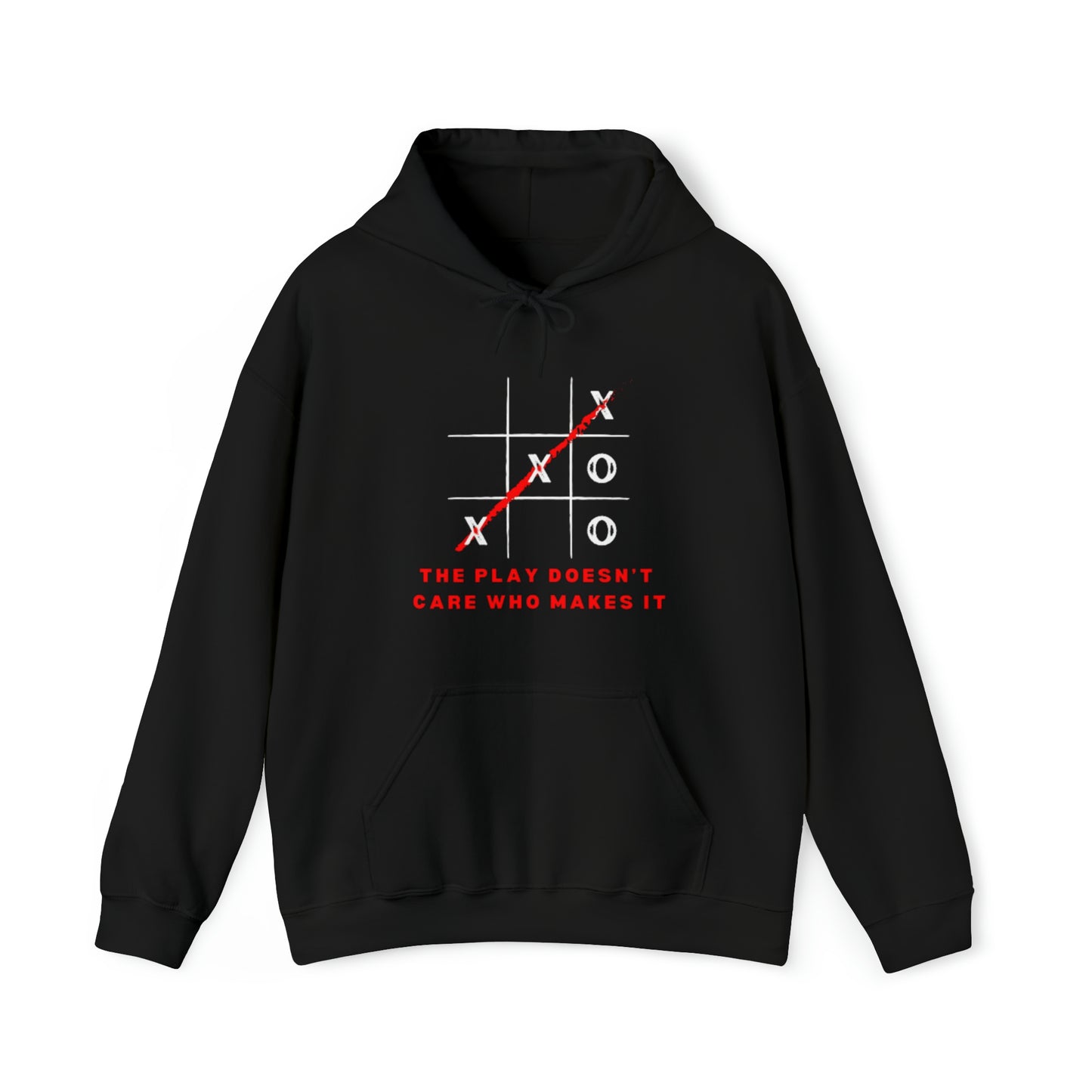 The Play Doesn't Care Who Makes It Unisex Heavy Blend™ Hooded Sweatshirt