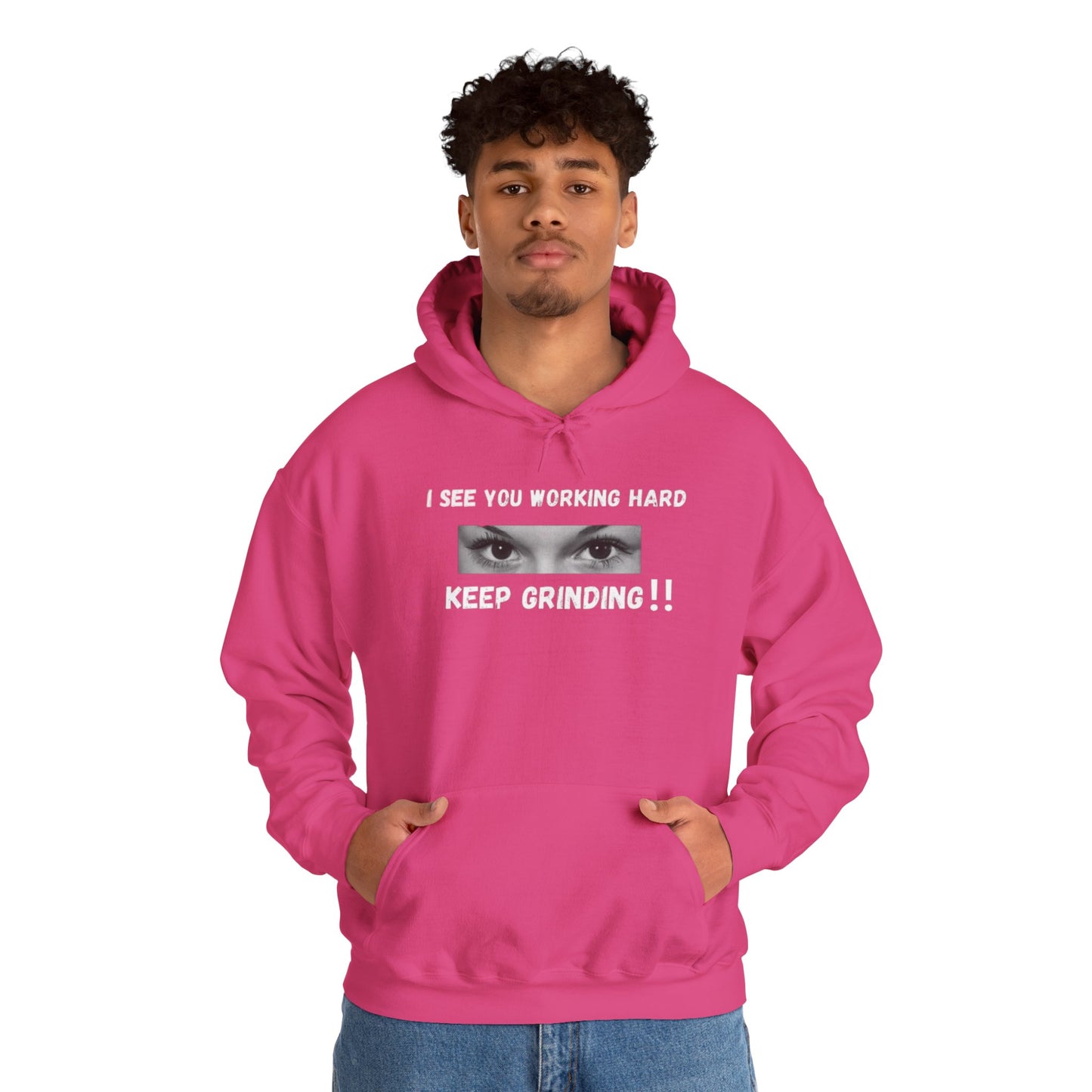 I See You Grinding Unisex Heavy Blend™ Hooded Sweatshirt