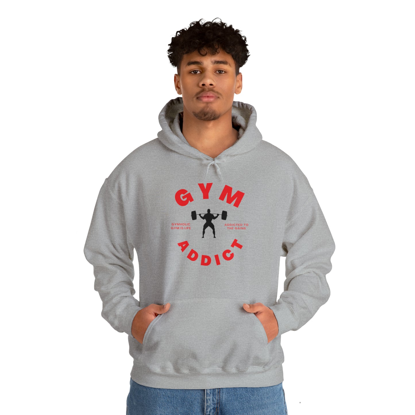 Gym Addict Unisex Heavy Blend™ Hooded Sweatshirt