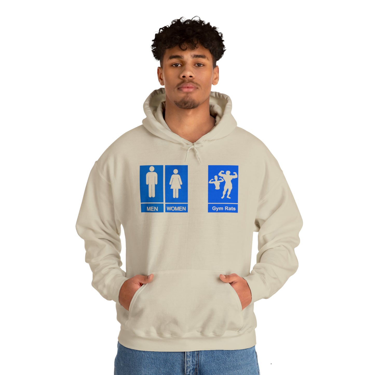 Gym Rats Bathroom Unisex Heavy Blend™ Hooded Sweatshirt