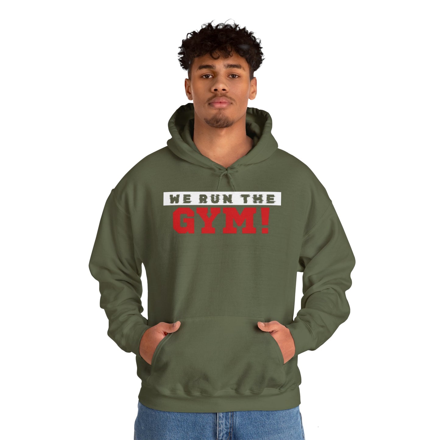 We Run The Gym Unisex Heavy Blend™ Hooded Sweatshirt