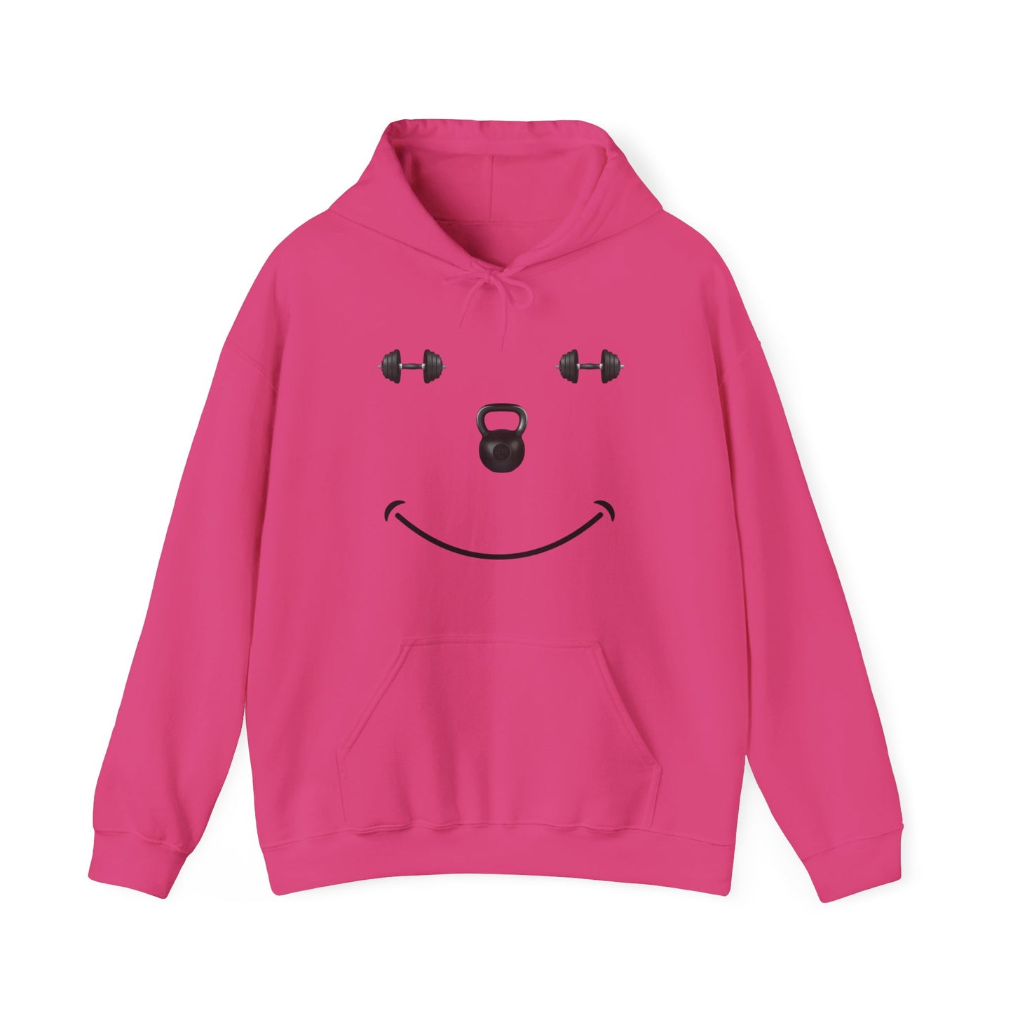 The Gym Makes Me Happy Unisex Heavy Blend™ Hooded Sweatshirt