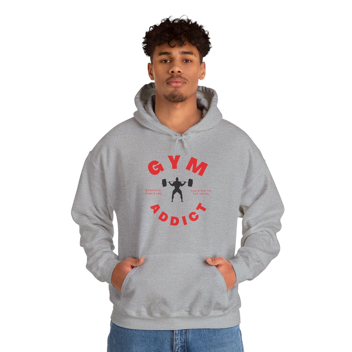 Gym Addict Unisex Heavy Blend™ Hooded Sweatshirt