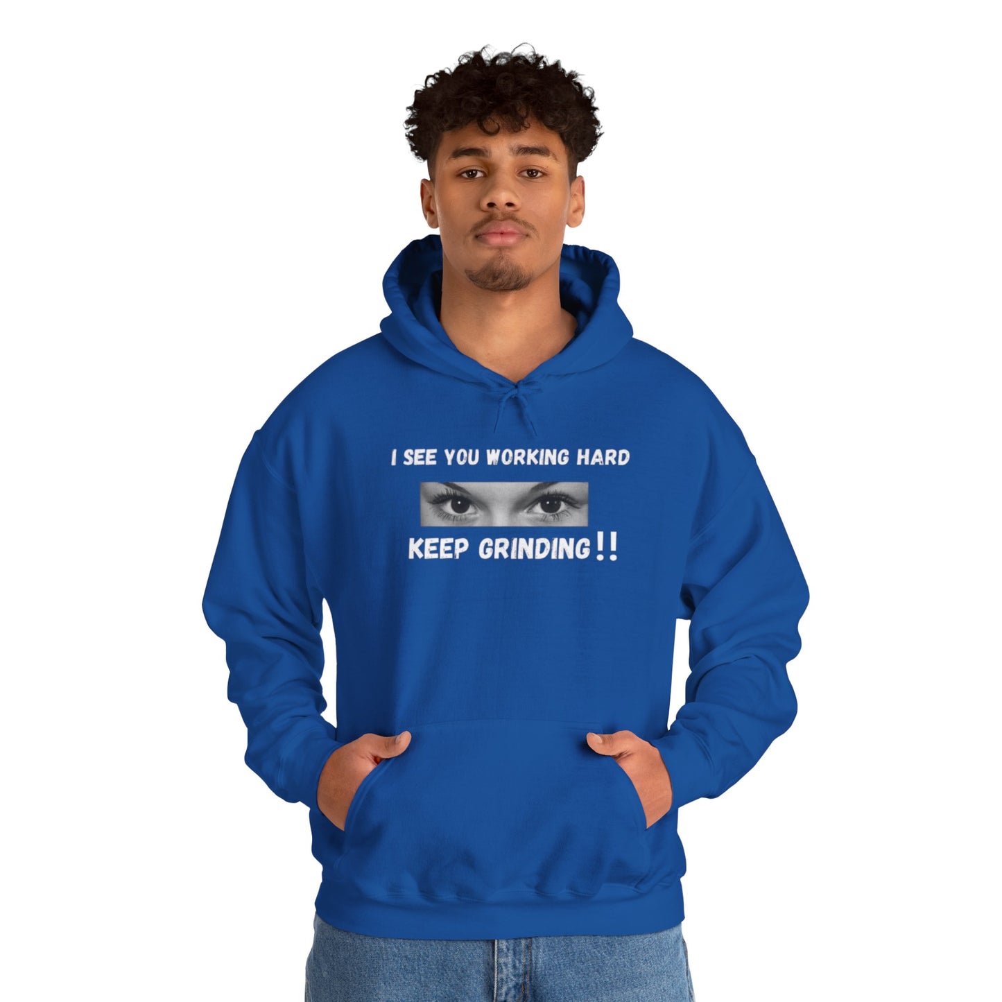 I See You Grinding Unisex Heavy Blend™ Hooded Sweatshirt