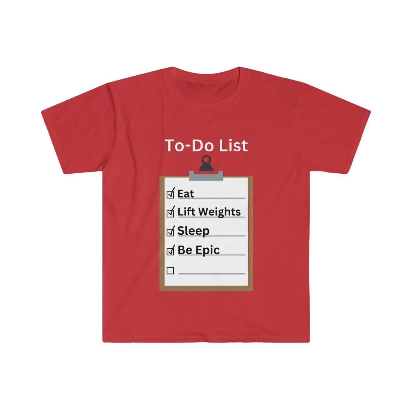 To-Do Unisex Softstyle T-Shirt