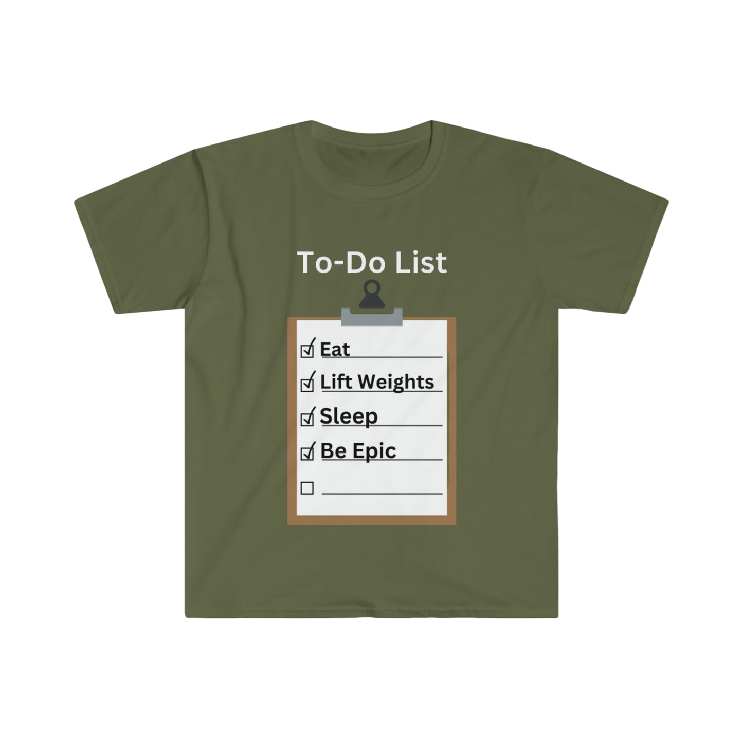 To-Do Unisex Softstyle T-Shirt