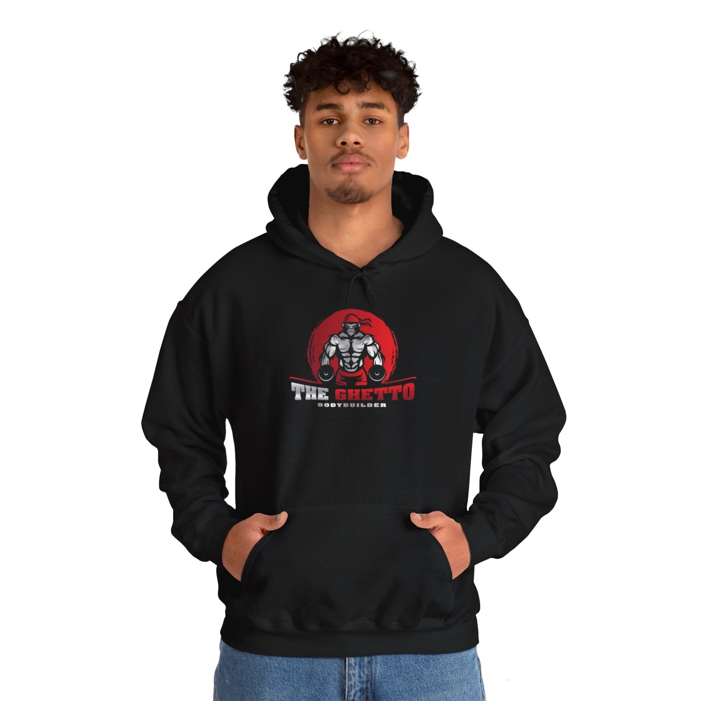 Ghetto Bodybuilder Unisex Heavy Blend™ Hooded Sweatshirt