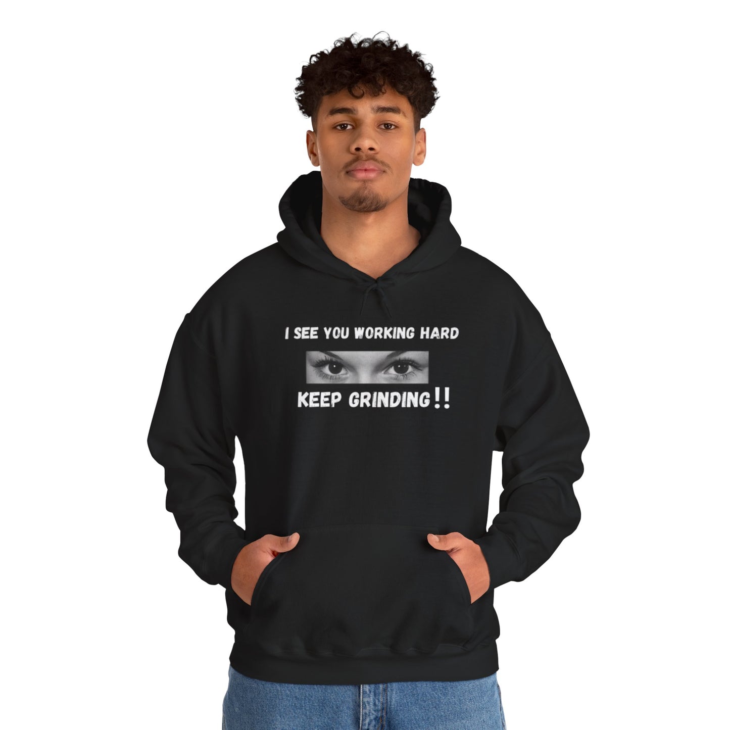 I See You Grinding Unisex Heavy Blend™ Hooded Sweatshirt