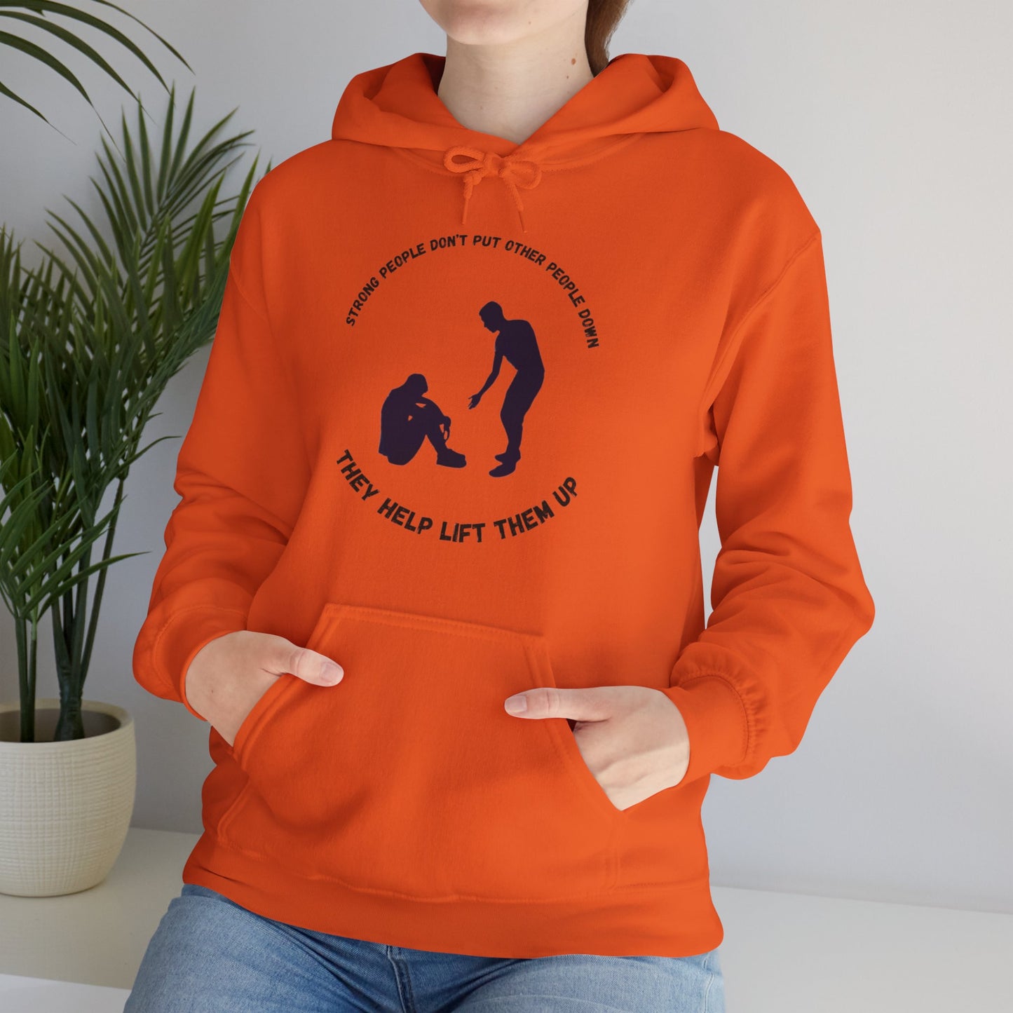 Strong People Unisex Heavy Blend™ Hooded Sweatshirt