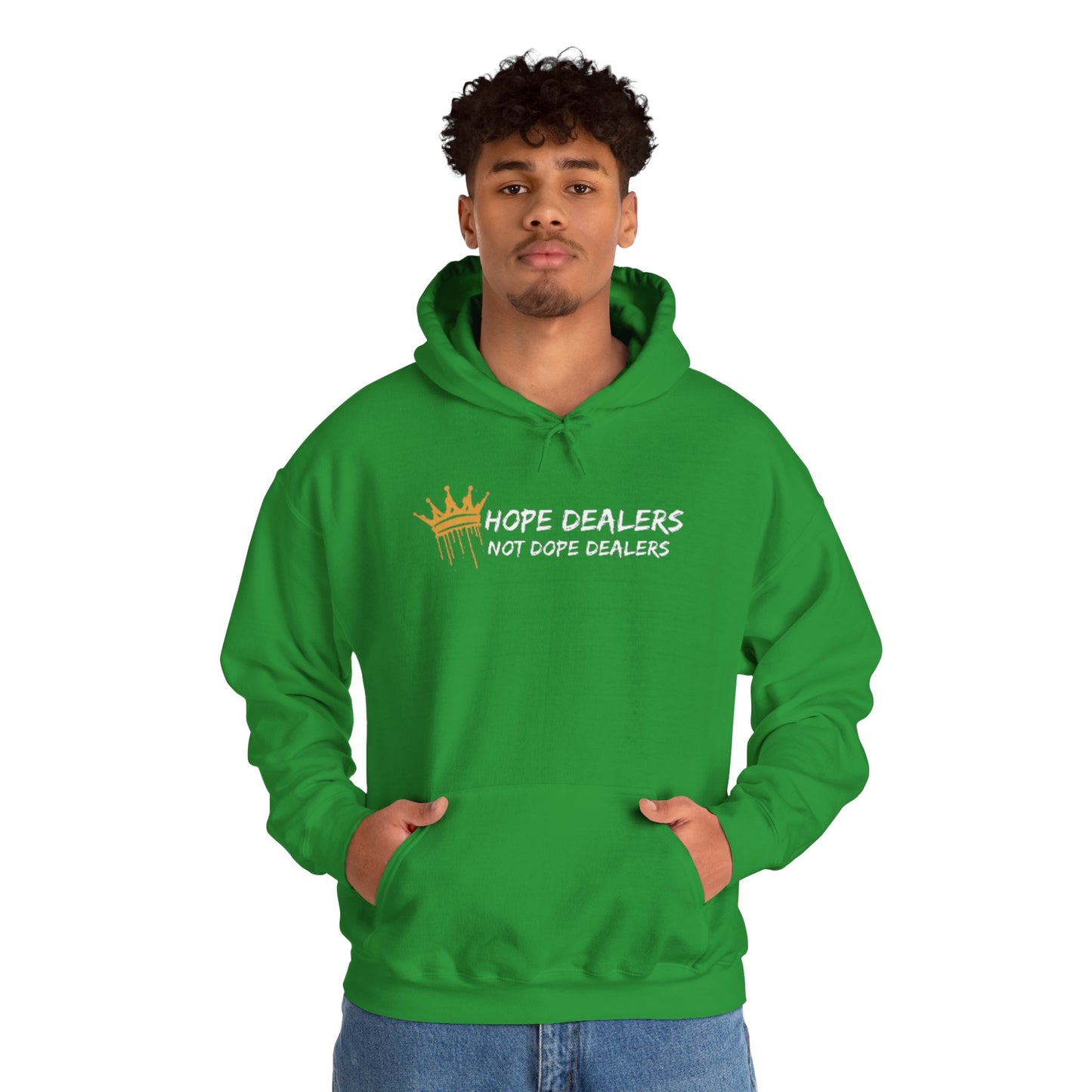 Hope Dealers, Not Dope Dealers Unisex Heavy Blend™ Hooded Sweatshirt