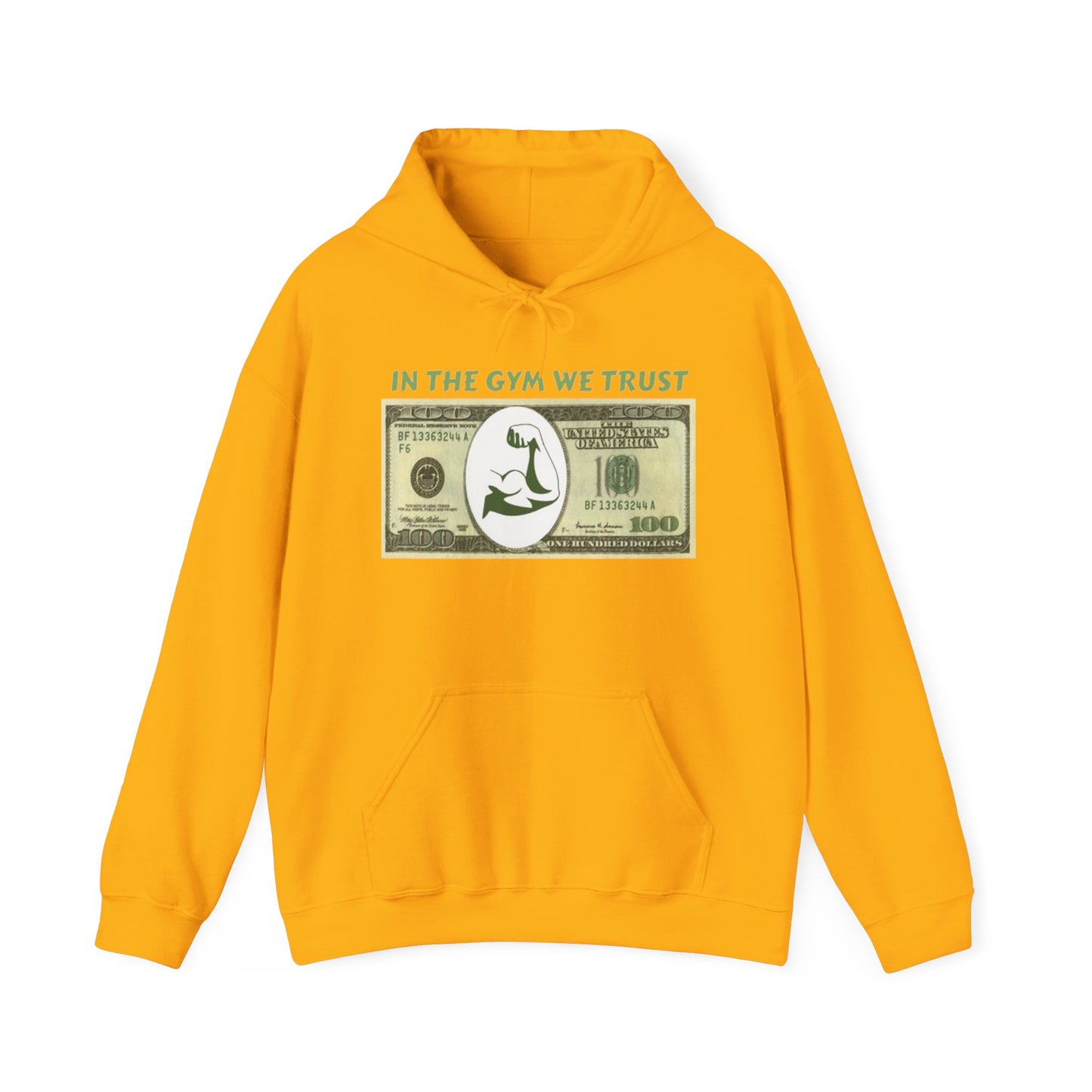 In The Gym We Trust Unisex Heavy Blend™ Hooded Sweatshirt