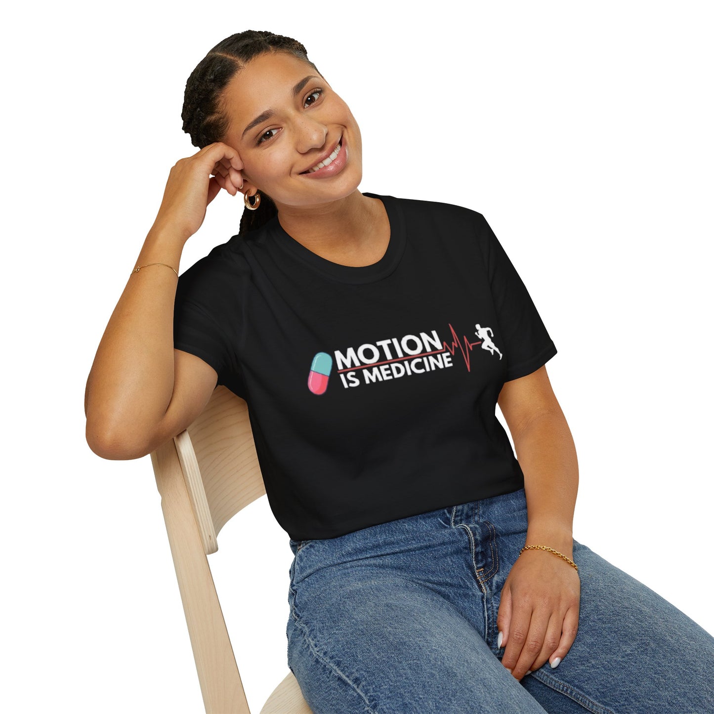 Motion Is Medicine Unisex Soft Style T-Shirt