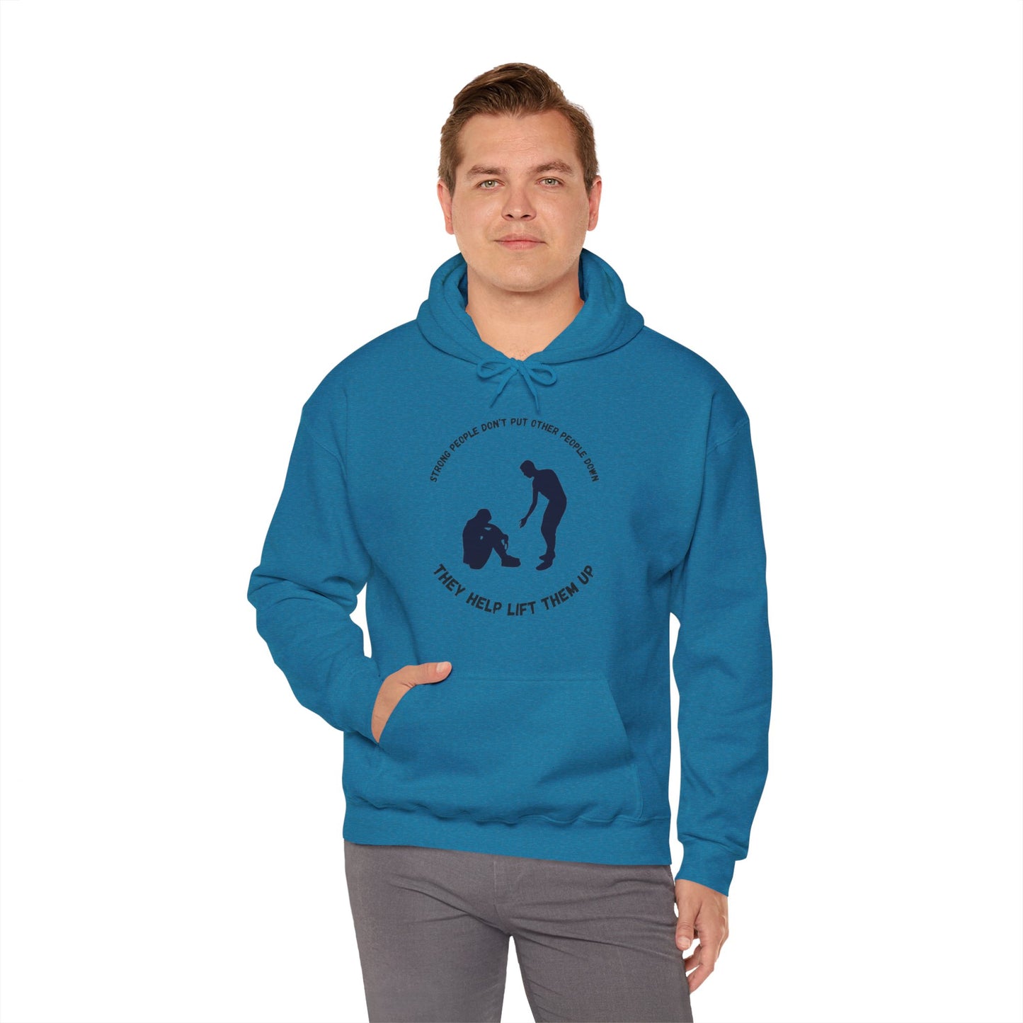 Strong People Unisex Heavy Blend™ Hooded Sweatshirt