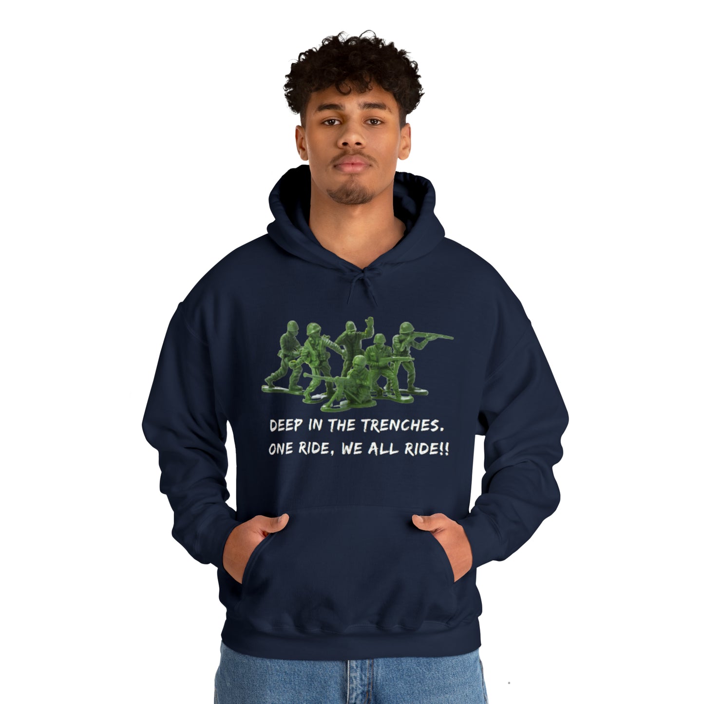 Deep In The Trenches Unisex Heavy Blend™ Hooded Sweatshirt