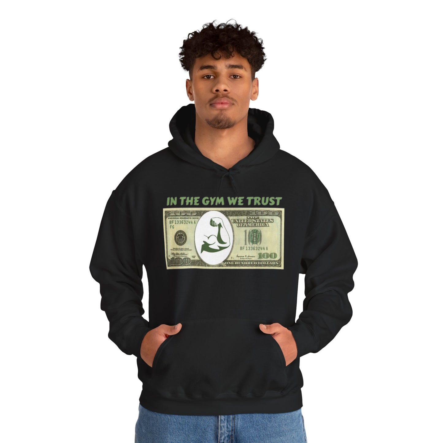 In The Gym We Trust Unisex Heavy Blend™ Hooded Sweatshirt