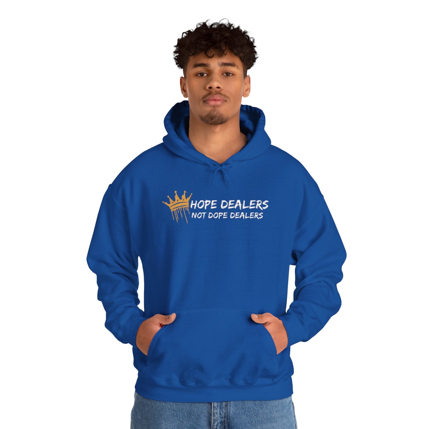 Hope Dealers, Not Dope Dealers Unisex Heavy Blend™ Hooded Sweatshirt